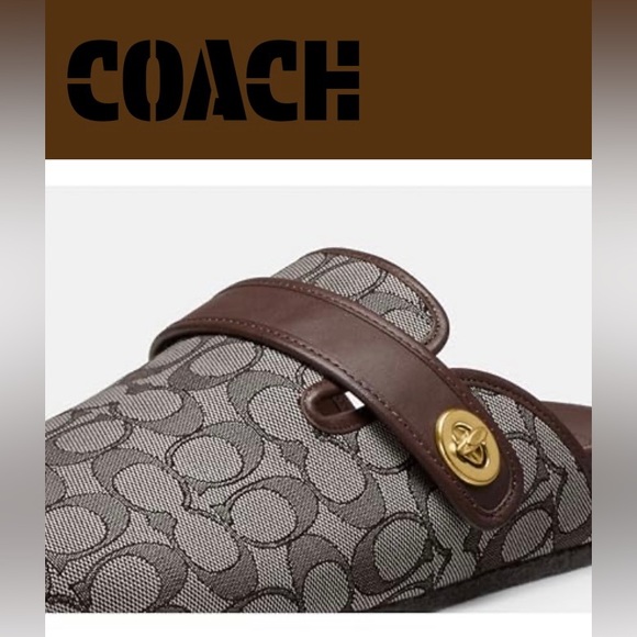 COACH CLOG✨SIZE ✨8 🤎color..OAK / MAPLE🤎 - Picture 3 of 10